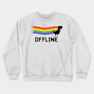 Dinosaur offline. Crewneck Sweatshirt